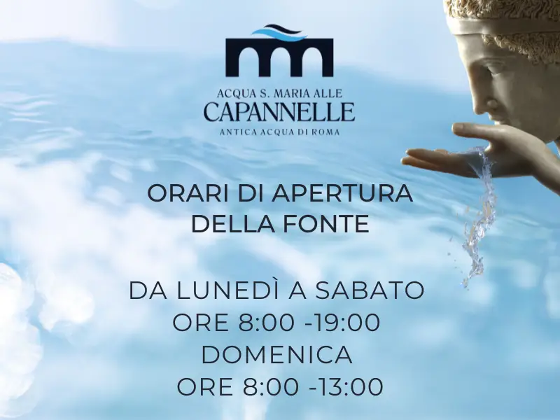 Orari Fonte Capannelle Orari Fonte Capannelle