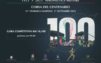 Corsa del centenario dell’aeronautica militare acqua capannelle sponsor – 31^ stormo – ciampino